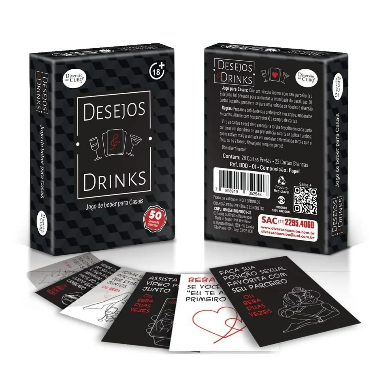 Jogo Desejos e Drinks