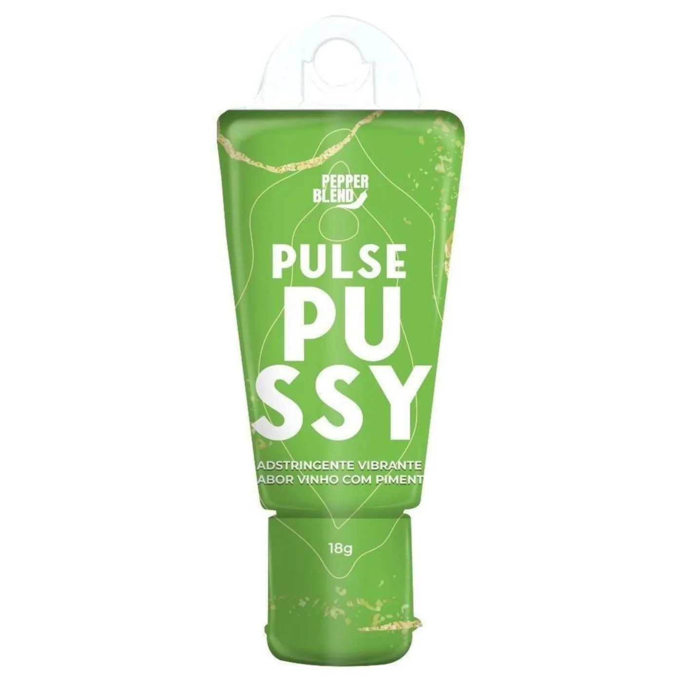 Gel Vibrante e Adstringente (contração vaginal) - 18g - Pulse Pussy Beijável