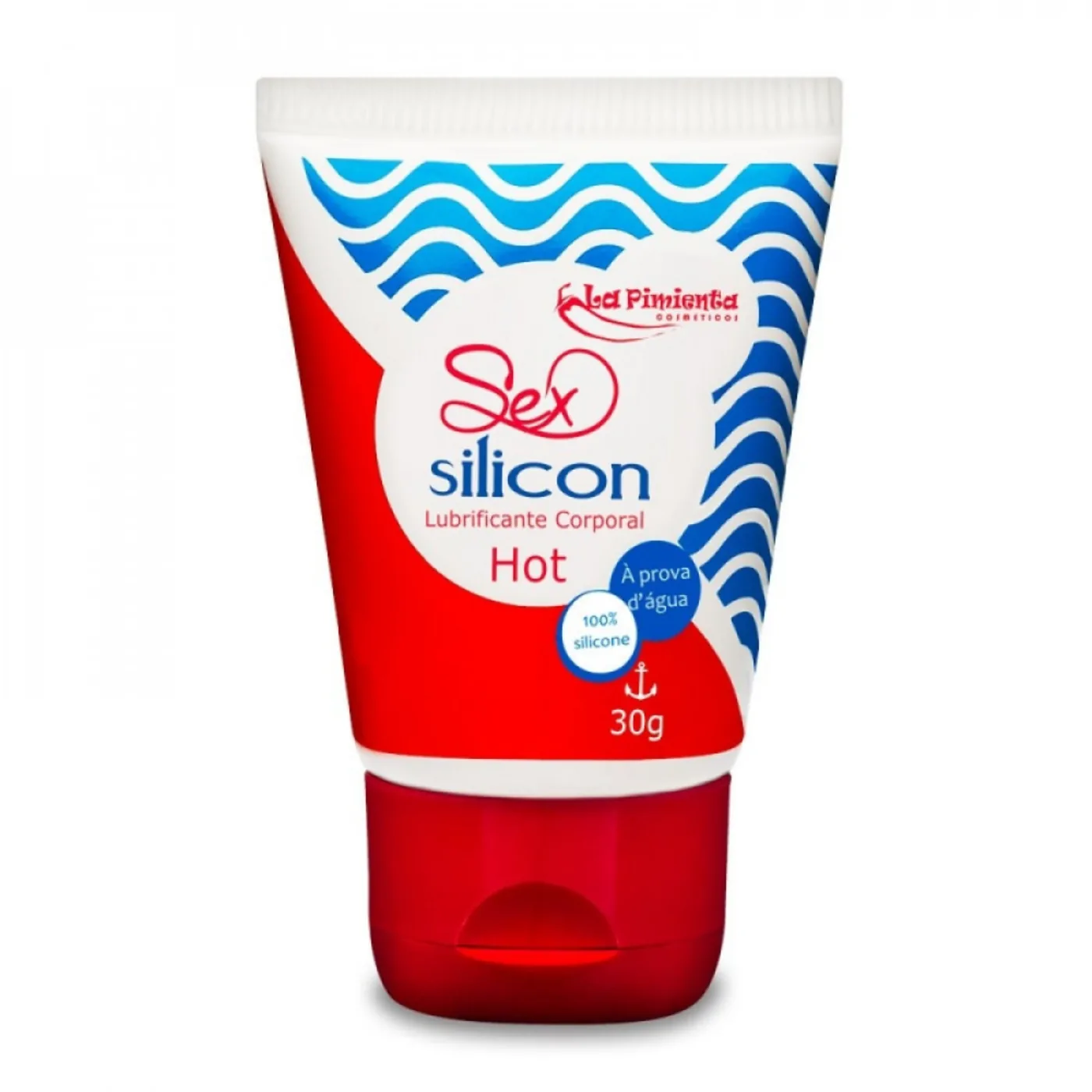 Lubrificante À Prova D’água 100% Silicone - 30g - Efeito Hot - La Pimienta