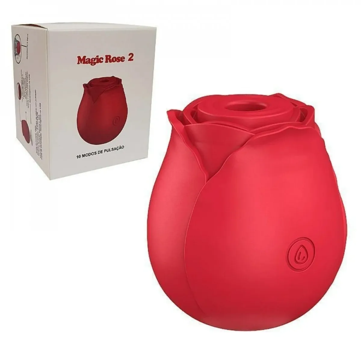 Magic Rose 2: Estimulador de Clitóris - 10 Modos de Pulsação